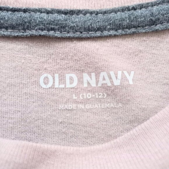 Old Navy Boys’ Long Sleeve Graphic Tee – Size 10/12 – Light Mauve  Pink - Picture 6 of 6
